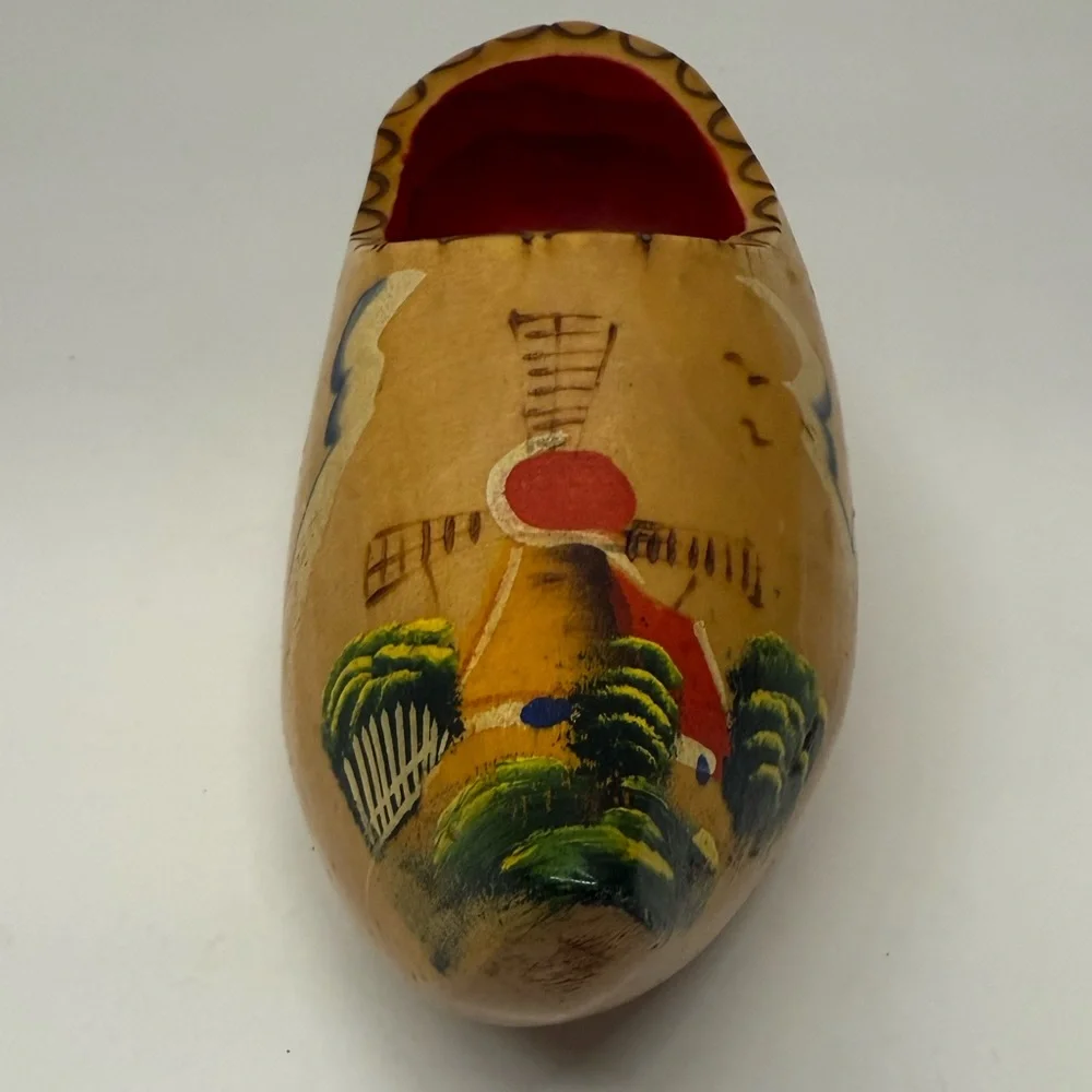 Vintage Wooden Clog Wall Decor